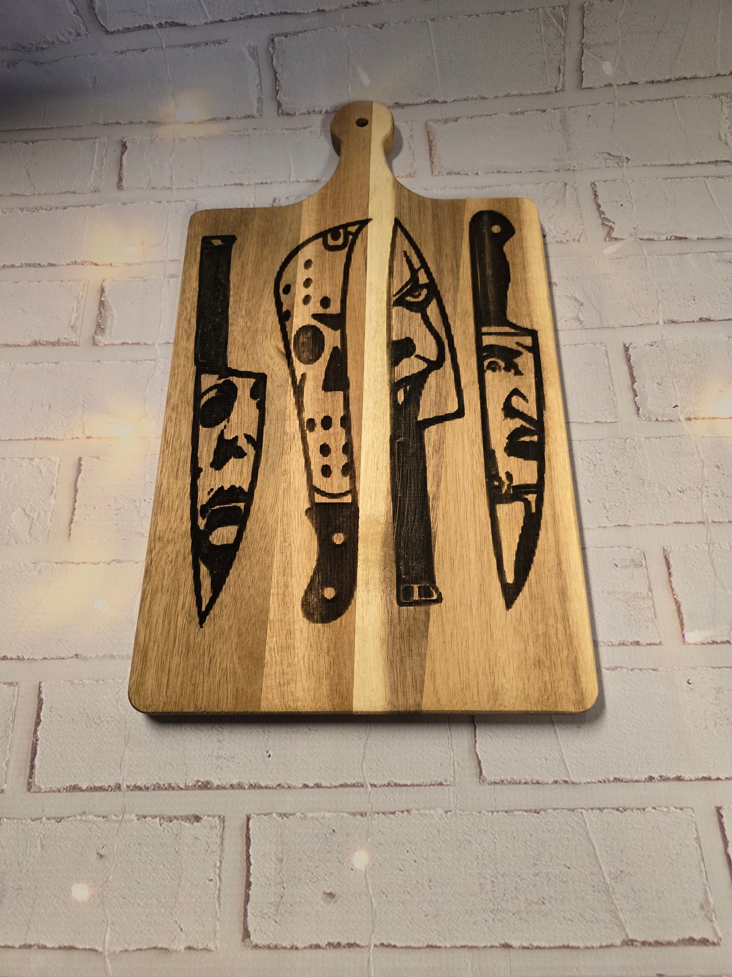 Cutting Board and Spoons